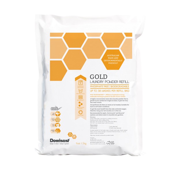 Gold Laundry Powder - 1.5kg Refill Bag